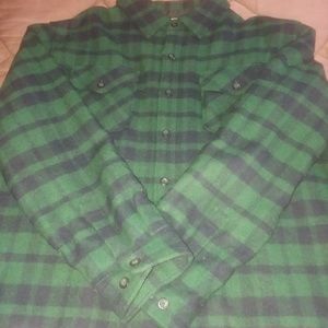 LL Bean Men's Wool Coat, XXL